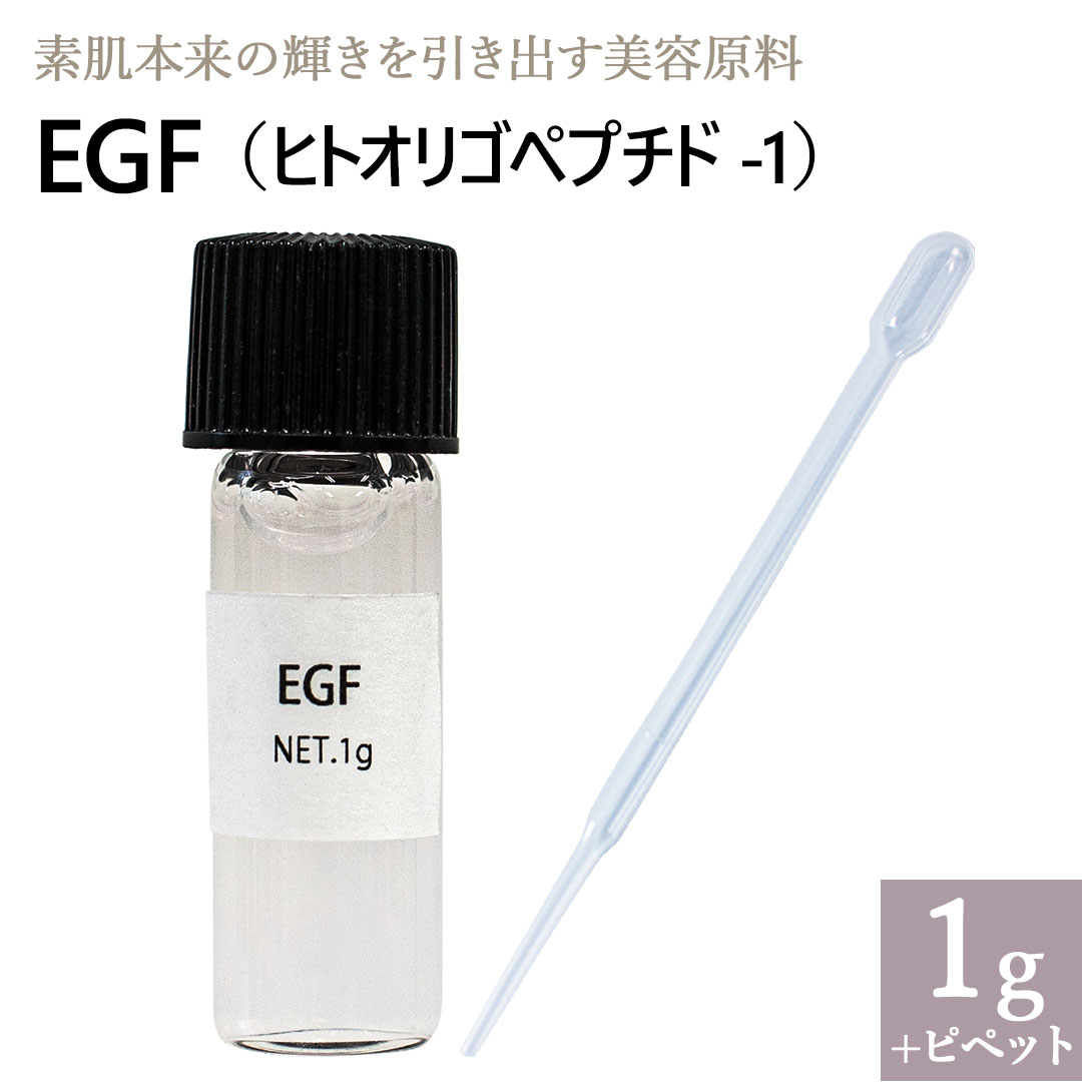 EGF ( ヒトオリゴペプチド -1 ) 1g ピペット付き メール便可
