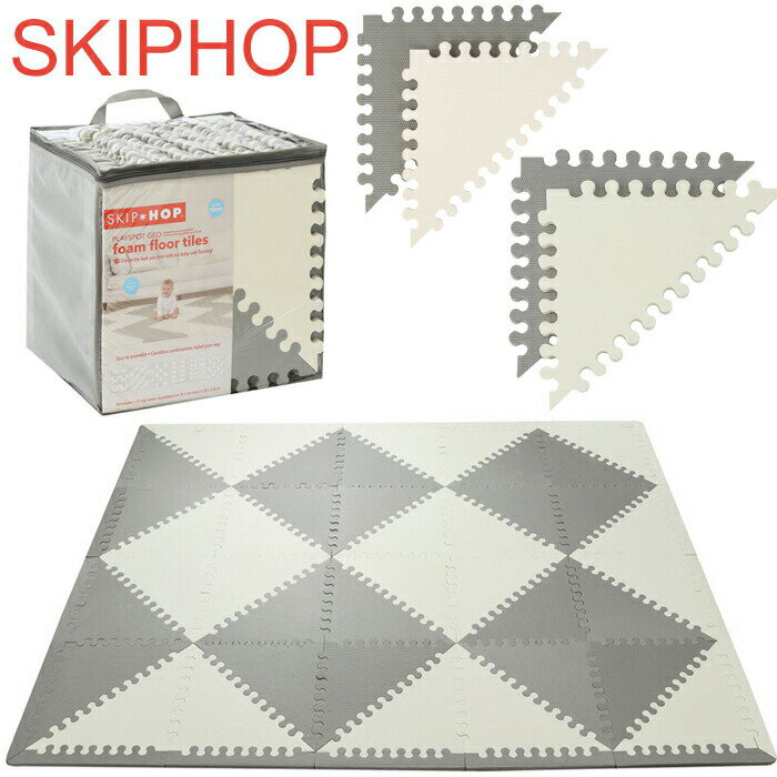 åץۥå (SKIP HOP) ץ쥤ݥå  ե ե  ޥå Skip Hop Playspot Geo Foam Floor Tiles ֤