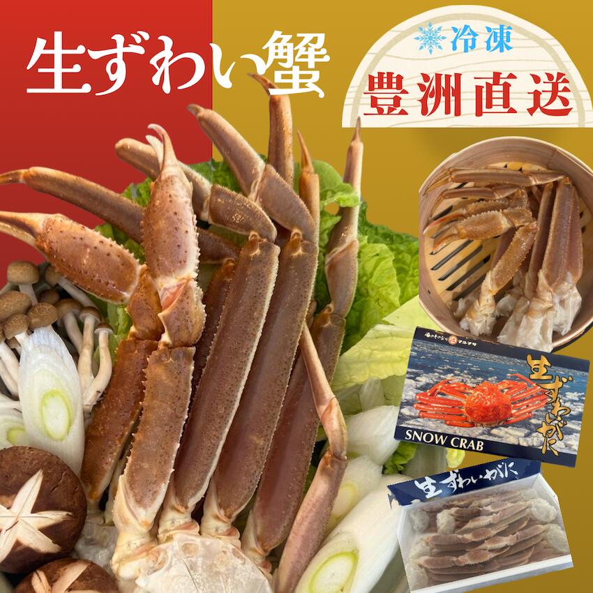 【豊洲直送】ズワイガニ 業界最安値 新春セール ずわい蟹 生ずわい 人気部位 お歳暮 贈り物 贈答用 パーティー