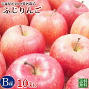 青森県産 阿部さんの特別栽培 ふじりんご B品(ご家庭用) 10kg【送料無料】減農薬栽培(50%減)ネオニコフリー