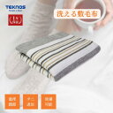 【14:00まで当日出荷】TEKNOS 洗える敷き毛布 EM-510M (シングル 140×80cm) 温度調整 ダニ退治 電気毛布 あったか テクノス