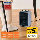 【正規店 1年保証】送料無料 TEKNOS ミニファンヒーター TSO-604 600W(温調付)