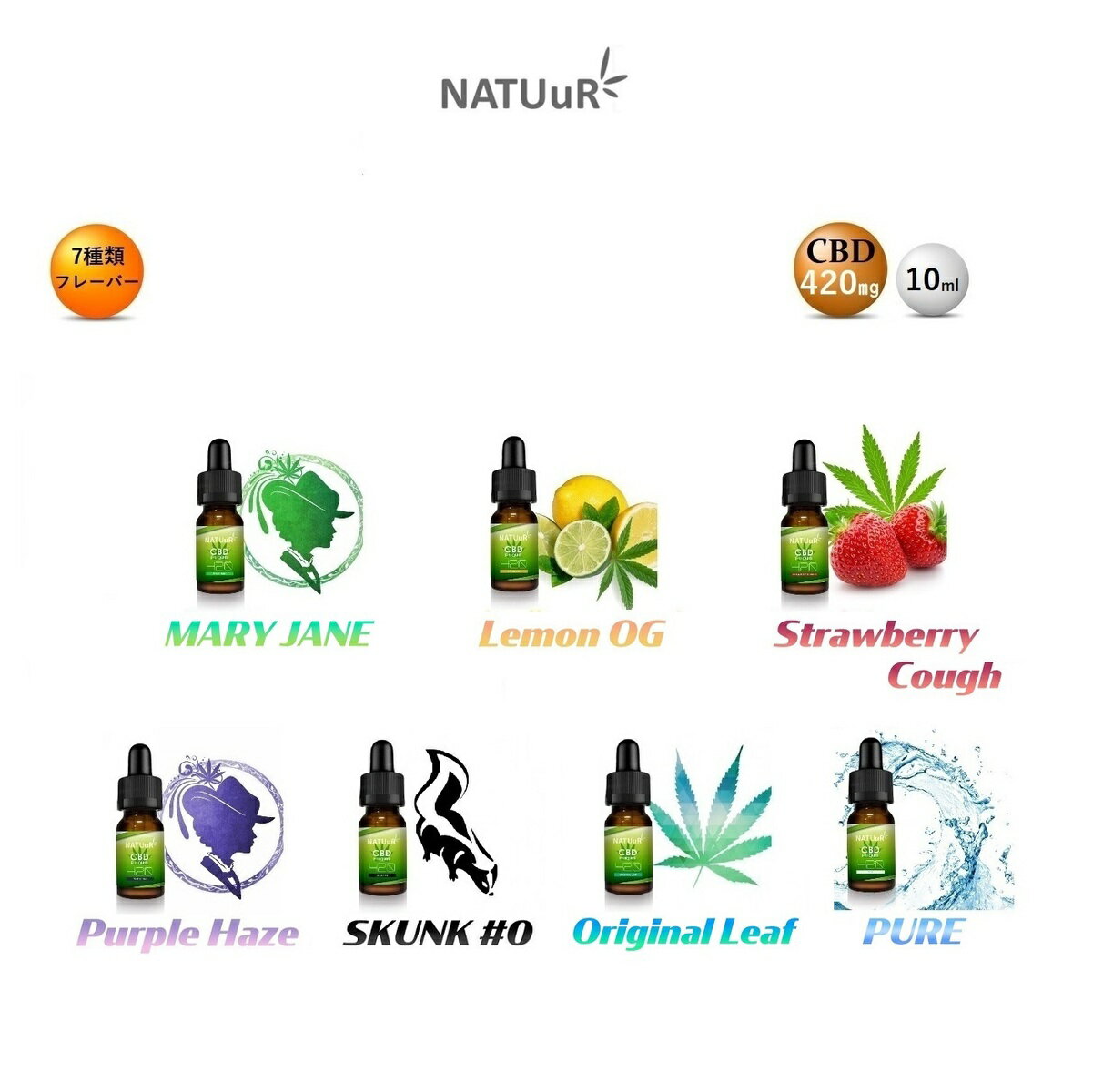 CBD リキッド NATUuR ナチュール CBD 4.2%