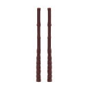 Natural Light Candle (ナチュラルライトキャンドル)Pair of 12"Japanese TapersCHOCOLATEアロマキャンドル 蜜蝋 天然香料 アジアン バリ オリエンタル 竹 バンブー 2本セット【3,000円以上 送料無料】