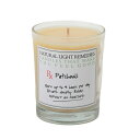 楽天Natural Light Candle 楽天市場店Natural Light Candle （ナチュラルライトキャンドル）PATCHOULI REMEDY CANDLE【人気 ギフト プレゼント】アロマキャンドル 蜜蝋 天然香料