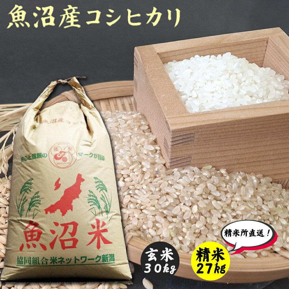 魚沼産コシヒカリ　30キロ Amazon.co.jp: 【玄米】最高級 魚沼産コシヒカリ30kg 令和7年産 新米
