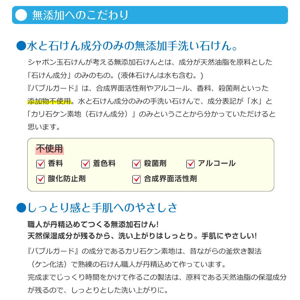 泡 ハンドソープ 手洗いせっけん バブルガード...の紹介画像3