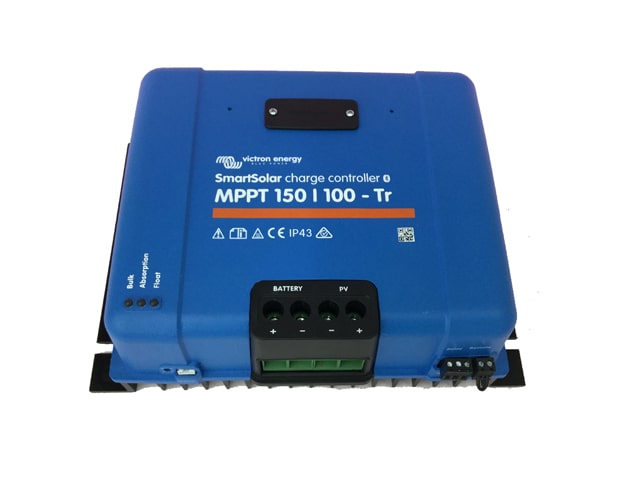 スマホ通信機能付き：MPPT型 充電コントローラー 100A　12V 24V 48V兼用 / BS-MPPT 150/100［正規品／日本語の説明書付き／無料保証2年(電池を除く)］