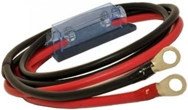 SK インバータ用 ヒューズ付き配線ケーブル 赤黒2本1セット 1m(SP-1500-148 SK1500-148 対応)[正規品/日本語の説明書付き/無料保証...