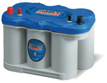 ディープサイクル バッテリー　OPTIMA オプティマ Blue top ブルートップ 12V 66Ah20h率 CCA:845A / DC-5.0L (8027-227) 端子：L太［正規品／セール中］