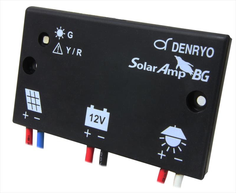 充放電コントローラー (防水・防塵) 24V 10A / Solar Amp BG　SA-BGB10［正規品／日本語の説明書付き／無料保証2年(電池を除く)］