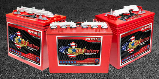 U.S.Battery ディープサイクル バッテリ USL16HC-DL(DUAL) シングルキャップ 6V・420Ah 20時間率（USL16HC XC2）［正規品／セール中］