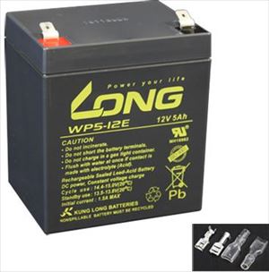 密閉型サイクルバッテリー LONG / sealed型 WP5-12E / 12V 5Ah［正規品／