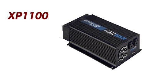 【受注生産】DC-＞ACインバータ 正弦波 EXELTECH　XP1100K-24 (入力DC24V)［正規品／日本語の説明書付..
