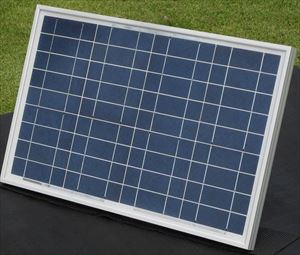 多結晶 ソーラーパネル 30W - 12V / y-solar［正規品／日本語の説明書付き／無料保証2年(電池を除く)］