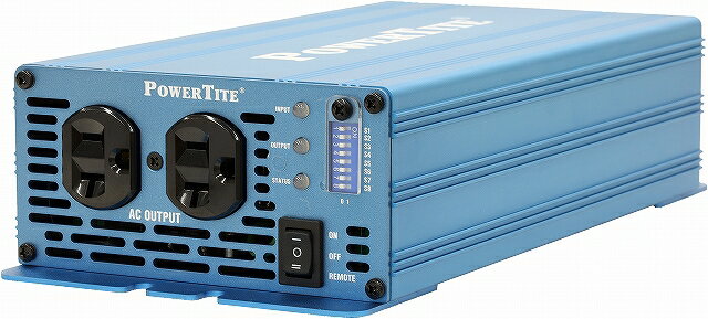 正弦波 600W DC12V＞AC100V インバータ 未来舎 パワータイト(Power Tite) VF607A-12VDC-100VAC (出力AC100〜120V)［正規品／無料保証2..