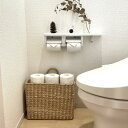 【5/12は当店20%OFF+P5倍】 バスケット トイレットペーパー 収納 トイレペーパー収納 かご カゴ トイレペーパーカバー 手編みかご トイレットペーパ...
