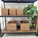 【5/12は当店20%OFF+P5倍】 収納かご 収納バスケット キッチン キッチン収納 かご 衣類収納 バスケット ラタン お菓子収納 キッチンボックス 小物...