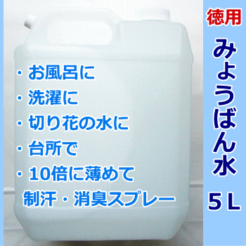 【超お買い得な飽和溶解タイプ】天使の知恵袋「みょうばんらいふ」5000ml（レターパック出荷）