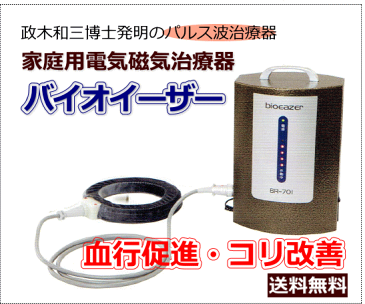 家庭用電気磁気治療器 バイオイーザー BR-701【送料無料】【迅速発送】（医療機器製造販売承認）