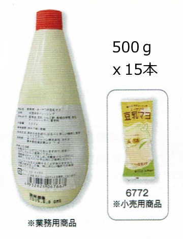 [業務用]オーサワの豆乳マヨ（500g x 15本）キャンセル不可