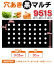 家庭菜園【マルチ】 穴あき黒マルチ9515 玉ねぎ用 1m (孔径が60mm) (郵便配送商品) ※複数個お買い求めの場合、送料おまとめします!
