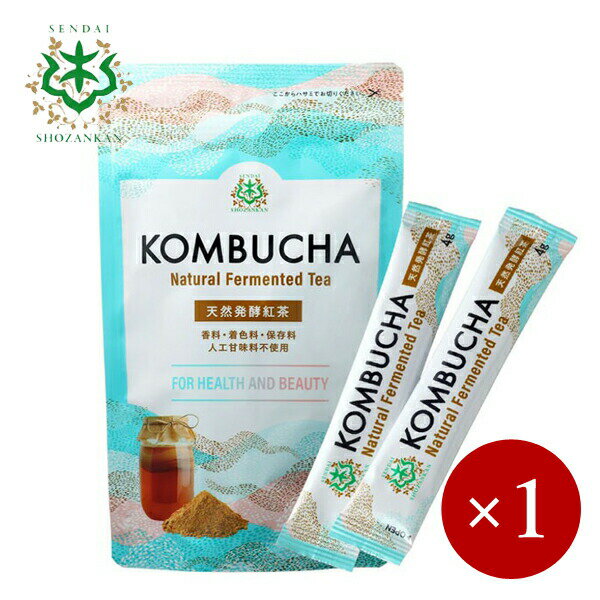 仙台勝山館 / 発酵紅茶 KOMBUCHA スティックタイプ 4g×12本×1ケ【メール便(ネコポス)規格4ケまで/規格外は送料加算】