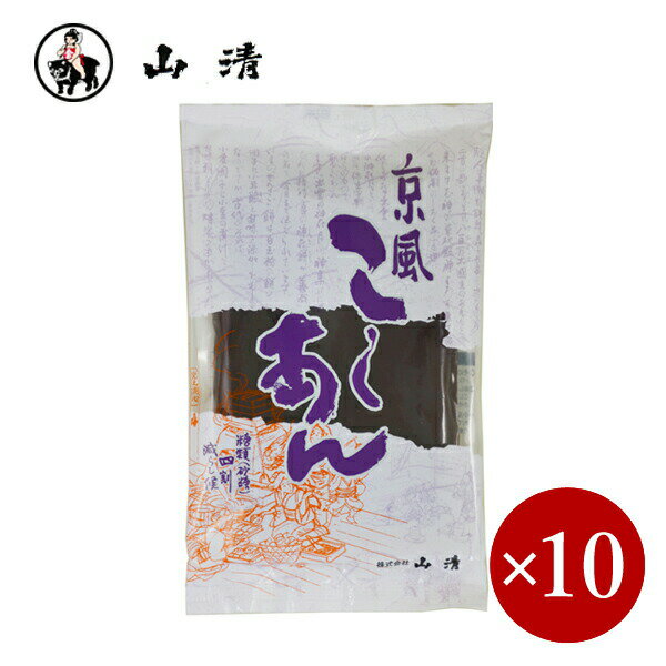 ■商品説明 厳選した北海道産小豆を使用した、風味の良いあんです。 てんさい糖を精製した北海道産ピートグラニュー糖を使用し、上品な甘さに仕上げています。 ■お召し上がり方 　 ・パン、団子、餅などにそのままつけてお召し上がりください。 ・水を加え溶かし加熱すると二人分のおしるこが出来上がります。 ■商品DATA 内容量　300g 原材料名　あずき（北海道産）、砂糖 メーカー　株式会社　山清 山清の他商品はこちらから