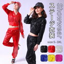 【メール便送料無料】スパンコール ダンス衣装 練習着 ヒップホップ ダンス パンツ レッスン着 舞台用 HIPHOP ダンスパンツ ダンス 衣装 ヒップホップ スウエットパンツ 大人用 ジャケットストリートダンス ステージ衣装 ジャズ服 クリスマス スパンコール衣装