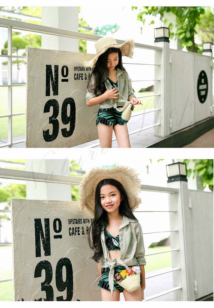 キッズ 子供水着 セパレート 子供 水着 女の子 ビキニセット シンプル キッズ水着 ...