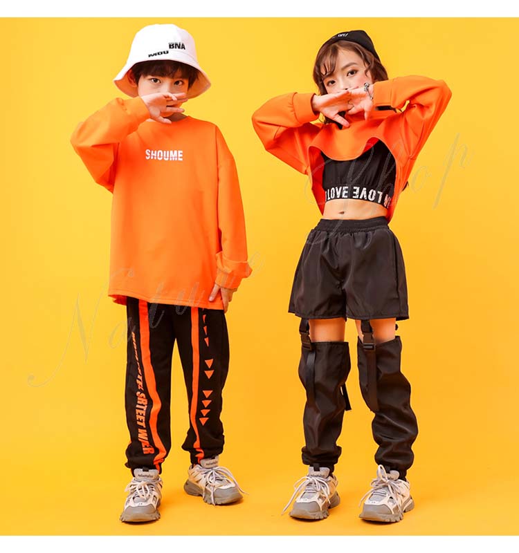 単品売り セットアップ キッズ 女の子 ダンス衣装 男の子 ヒップホップ ダンス 衣装 子供服 長袖Tシャツ hiphop タンクトップ サルエルパンツ キッズダンス衣装 jazz 子供服 ヒップホップ ストリート カジュアル パンツセット ジュニア ダンスウェア