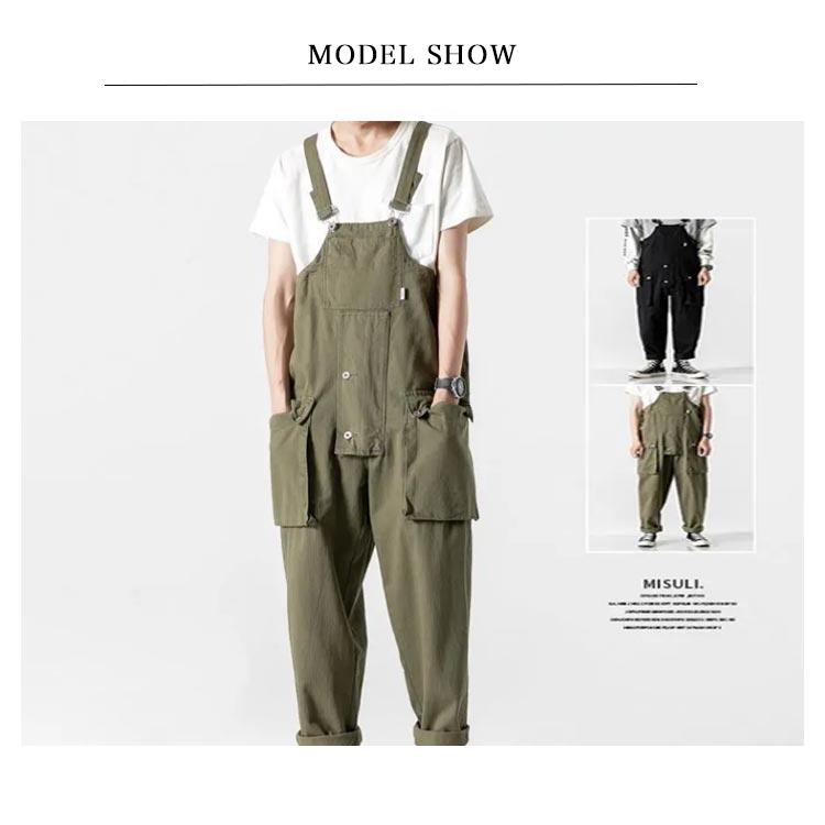 オーバーオール メンズ サロペット サルエルパンツ オーバーオール メンズ レディース ユニセックス カーゴパンツ ロングパンツ ヒップホップ ストリート系 秋 冬 秋冬 メンズファッション