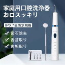 楽天natureandtree楽天市場店家庭用口腔洗浄器 LEDライト搭載 防水 超音波 歯石除去 舌苔取り 歯垢取り 口腔洗浄器 口腔ケア LEDライト搭載 2種類ノズル付属 USB充電式 全身水洗い可 携帯用口腔清浄器 口腔洗浄器 歯ブラシ ケア 口臭 歯間の歯垢 歯茎の出血