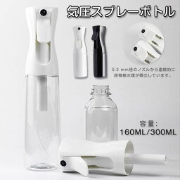 詰替え容器 連続ミスト スプレーボトル 霧吹き アルコール対応 透明 詰替ボトル コスメ用 PET素材 家庭用 空ボトル 化粧水 アルコール スプレー容器 スプレーボトル 160ml 300ml【返品交換不可】