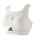 ■製品特長 アディダス（adidas）WKF公認 女性用チェストプロテクター 超軽量の女性用チェストプロテクター 通気性と速乾性生が優れたカバーを使用（ClimaCoolテクノロジー） 新しい人間工学的形状は、フィット感と怪我防止に優れています。新しい人間工学的形状は、フィット感と怪我防止に優れています。