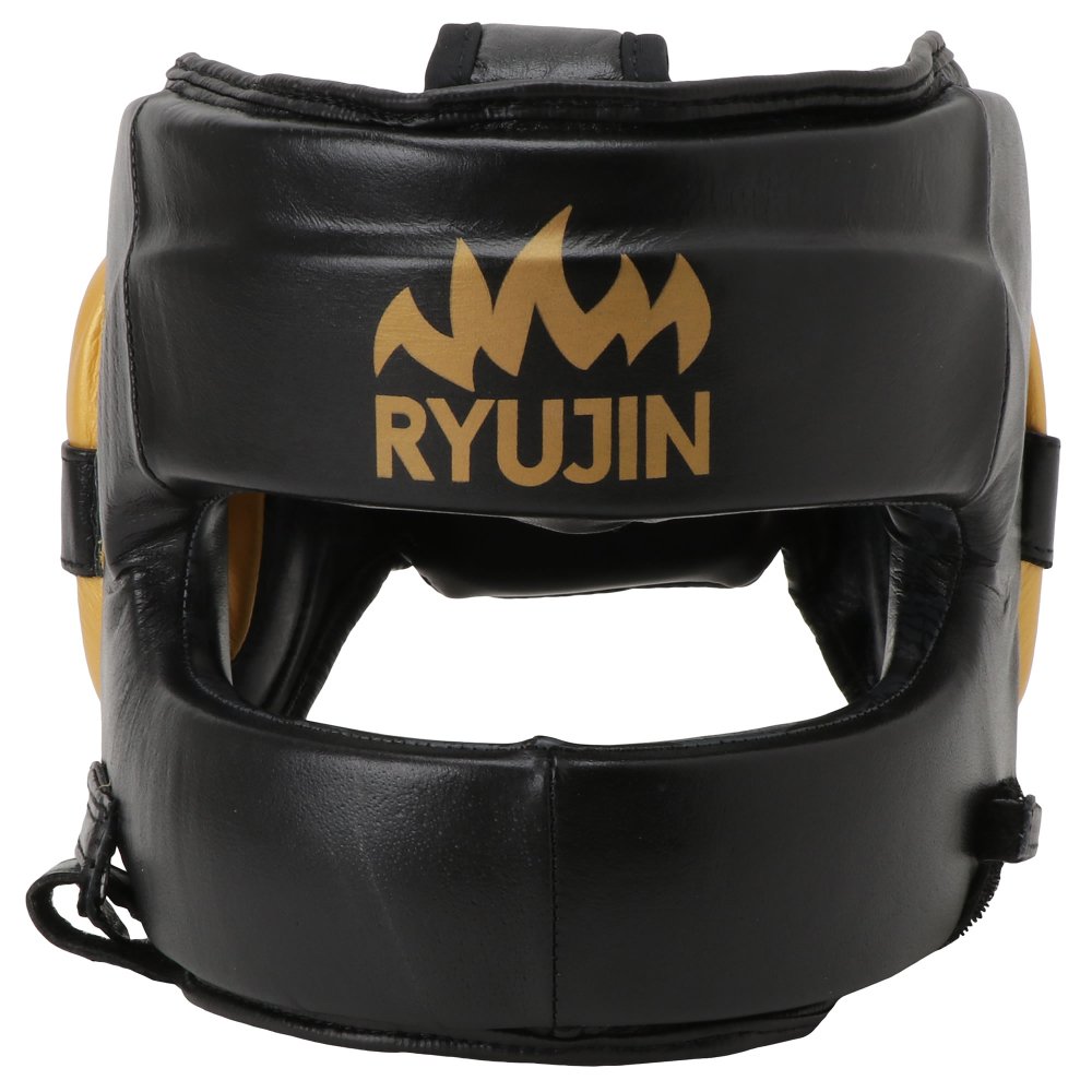 ネイチャーベースのRYUJIN 本革 フルフェイスヘッドギア（マジックテープ式）【ボクシング　格闘技　ヘッドガード　ヘッドプロテクター　リュウジン】｜アングル2