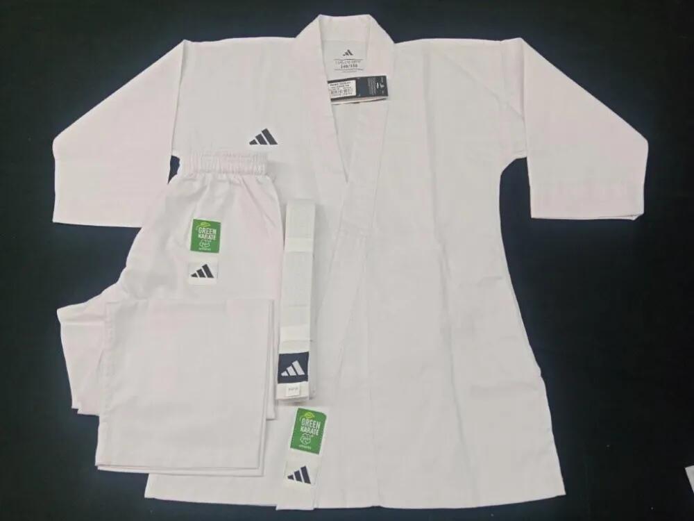 アディダス adidas NEW 空手衣（WKF公認） エボリューション（上下セット、白帯付）