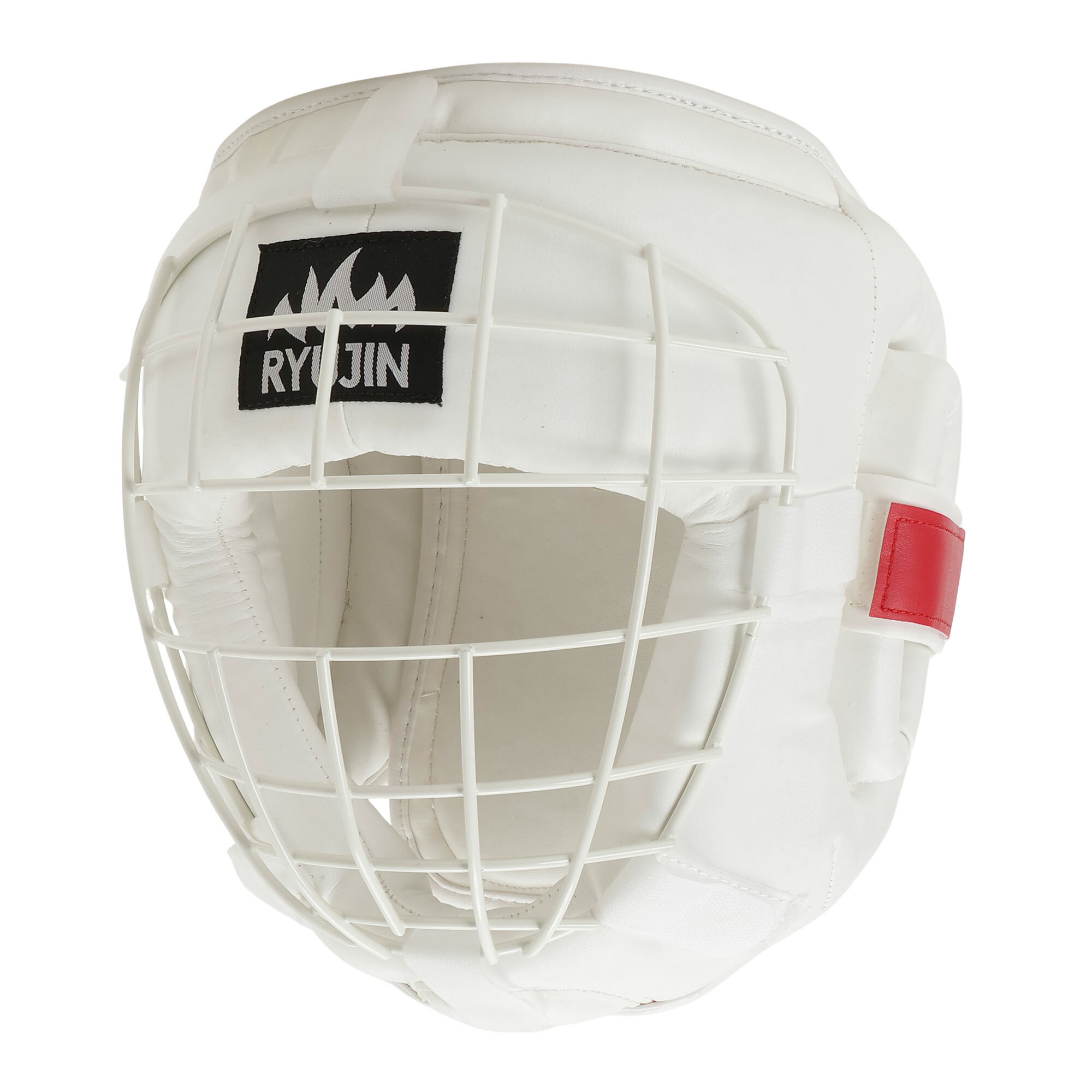 RYUJIN ニューアイアン ヘッドギア 4.0 （白色）軽量モデル【ヘッドガード　ヘッドプロテクター　空手　格闘技　リュウジン】