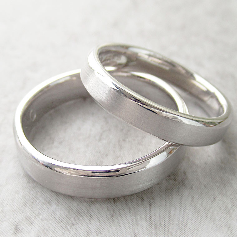 結婚指輪 マリッジリング ペアリング カップル 2個セット 刻印無料 偶数号 シルバー つや消し 幅広 結婚記念日 指輪 プロポーズ 2本セット価格