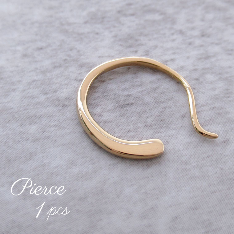 ステンレス ピアス ゴールド 1個 レディース メンズ 金属アレルギー対応 誕生日 記念日 プレゼント ギフト ラッピング 恋人 友達 家族 クリスマスプレゼント