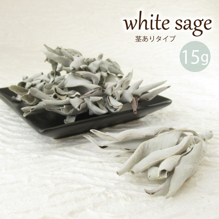 パワーストーン 浄化グッズ ホワイトセージ 15g 浄化用 浄化 パワーストーンブレスレット ピアス ネックレス の浄化用 浄化 厄年 玄関用 部屋用 プレゼント バレンタイン ギフト チョコ以外 贈り物 厄払い バレンタイン ギフト チョコ以外