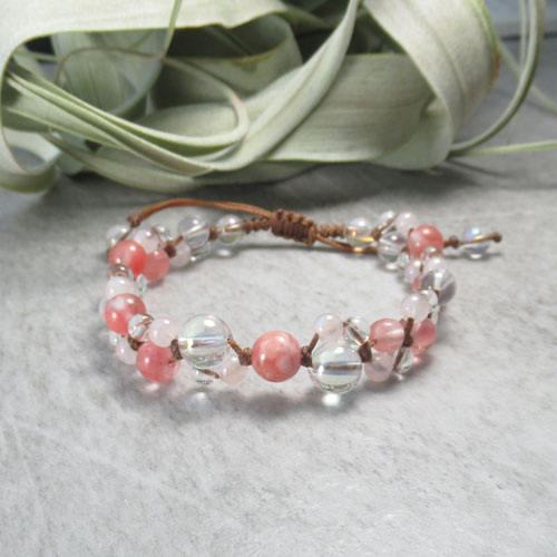 7月 誕生石 インカローズ 天然石 パワーストーン ブレスレット アクセサリー サイズ調整無料 誕生石 編み 情熱的な人生をもたらす石 パワーストーン アクセサリー 守護石 厄払い 厄年 厄除け お守り 女性 男性 贈り物 記念日 2月 誕生日 縁起物 バレンタイン プレゼント