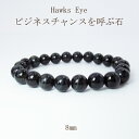 15日P10倍!パワーストーン ブレスレット 天然石 アクセサリー サイズ調整無料 水晶 厄除け ホークスアイ 直感 成功 財運 仕事運 8mm 女性 男性 厄...