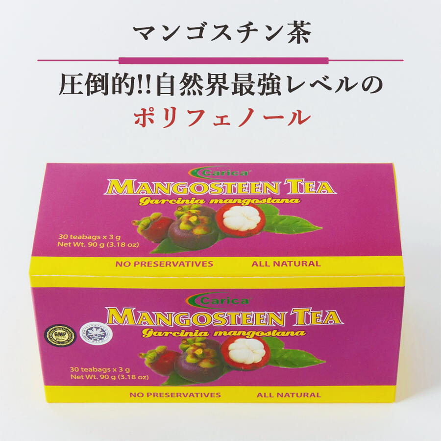 【マンゴスチン茶 3g x 30包】ランキング1位 送料無料 ファイトケミカル ノンカフェイン ガン 健康 糖尿病 元気 抗酸化 抗糖化 デトックス エイジングケア ポリフェノール 栄養価 お茶 ティーバッグ 無添加 希少 スーパーフード