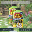 【アースガーデン】ハイパーお庭の虫コロリ 700g ×2個セット │ 虫コロリ 殺虫 害虫駆除 顆粒 ナメクジ ムカデ アリ ダンゴムシ 庭 まく 簡単 700g 退治 誘引 顆粒 【アース製薬】