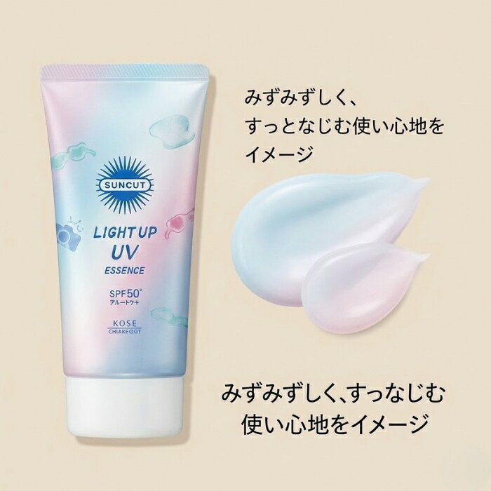 サンカット ライトアップUV エッセンス 80g ×3個セット 日やけ止め エッセンスタイプ 顔・からだ用 【ギフト対応】 【ソーシャルギフト対応】 プレゼント naturehill-hill-10012763 ネイチャーの丘 サンプル画像3