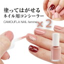 カモフラネイル ネイルコンシーラー 2個セット ジェルネイルコンシーラー femme はがせる ジェル風 ぷっくり 葬式 ワンデー コンシーラー ネイル 隠し ...