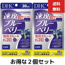 2個セット DHC 速攻ブルーベリー 30日分 60粒 ビタミン サプリメント 食事 健康 健康食品 ...