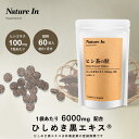 【新発売】ヒシエキス 60日分 6000mg配合 (1粒100mg) サプリメント ヒシ茶粒 特許成分 ひしめき黒エキス 日本製国内GMP認定工場 Nature In(ネイチャーイン) TVメディアで話題