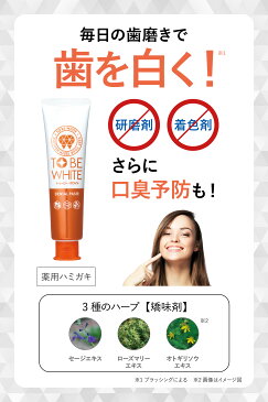 【スピード発送】トゥービー フレッシュ ホワイトニング 薬用 デンタルペースト【医薬部外品】 | ホワイトニング 歯磨き粉 医薬部外品 歯みがき粉 オーラルケア 植物由来成分 口臭 ニオケア 美白 歯 ヤニ取り口臭ケア 歯みがき粉 はみがきこ